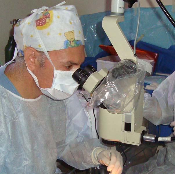 Especialista realizando evaluación visual